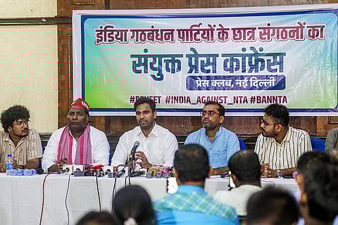 Student Union leaders hold press conference